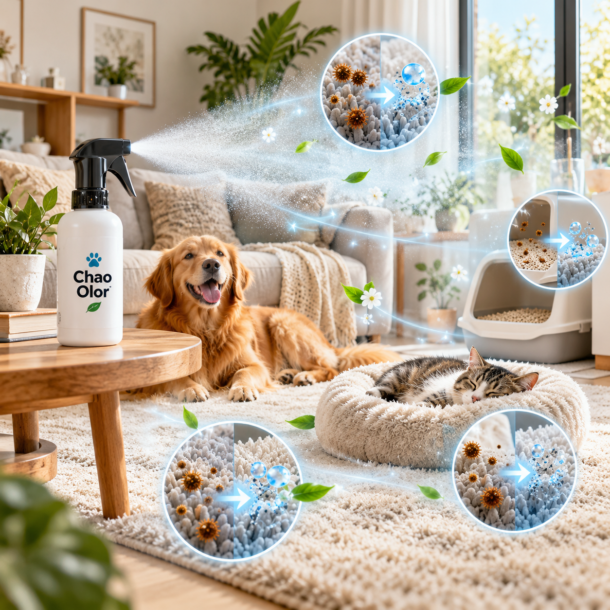 Chao Olor Pets nebulizador enzimático